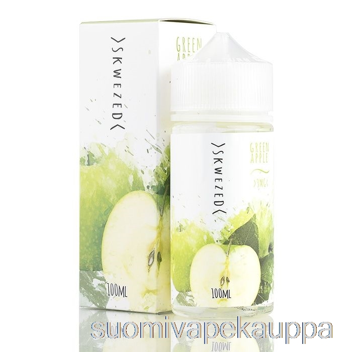 Vape Netistä Vihreä Omena - Skwezed E-neste - 100ml 0mg